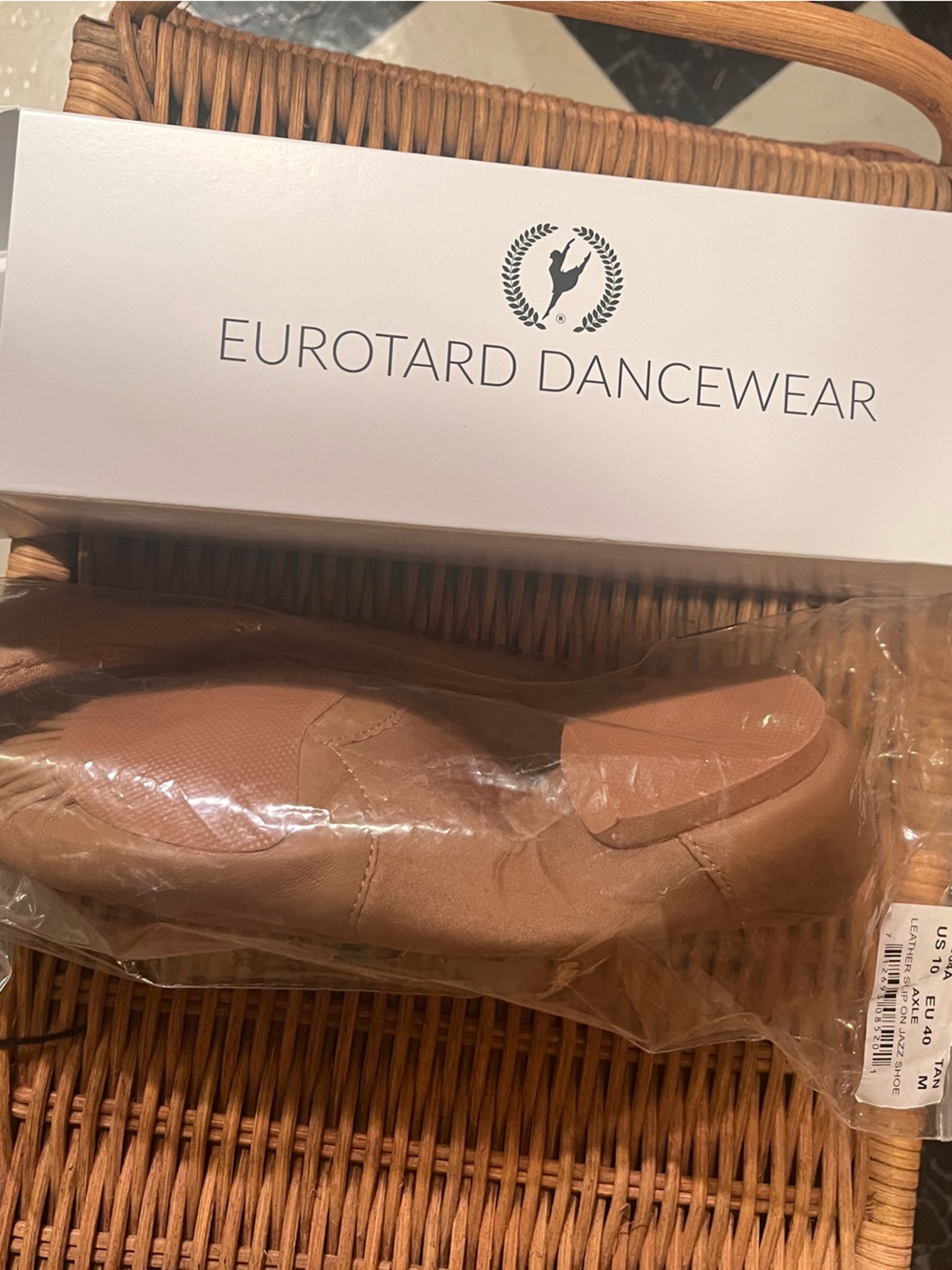 Eurotard Dancewear Women's Slip On Jazz Shoe size US 10 EU 40 NEW